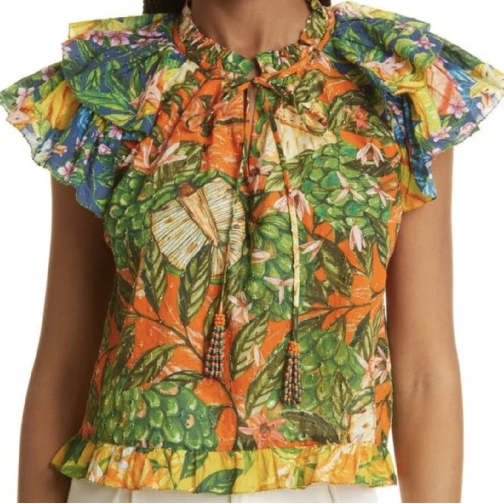 Farm Rio Caipirinha Top in Tropical Design